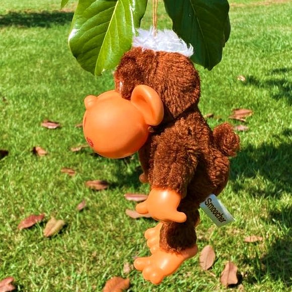 Vintage Russ Berrie Monkey SMOOCHER Valentine Stuffed Animal Plush 7"Hanging Toy - Picture 5 of 10
